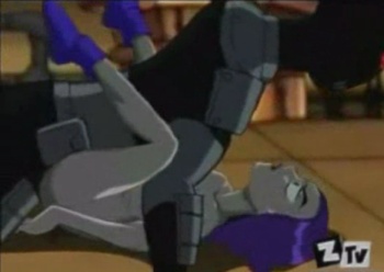 Teen Titans - Рэйвен с Детсроуком устроили еблю