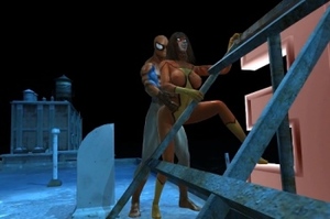 Человек-паук и Spiderwoman